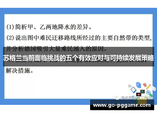苏格兰当前面临挑战的五个有效应对与可持续发展策略
